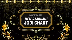 New Rajdhani Jodi Chart